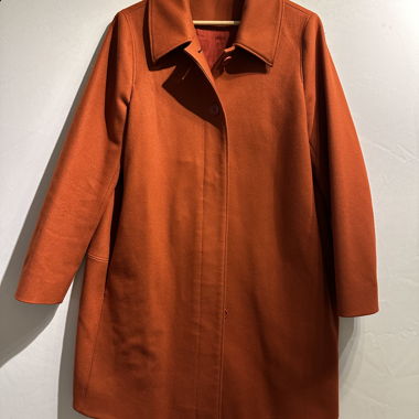 Cappotto COS in lana arancio bruciato taglia UE 40