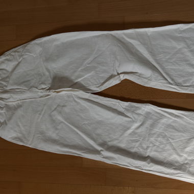 Pantaloni in lino bianchi H&M XS