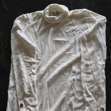White turtleneck sweater Zara S
