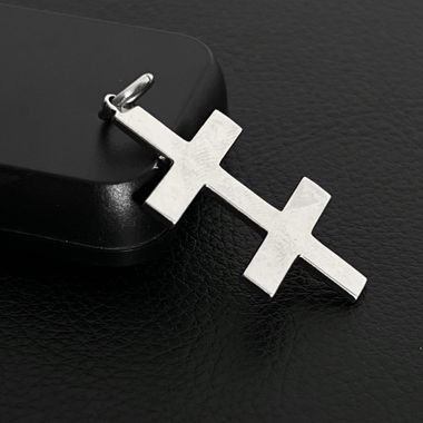 DOUBLE CROSS PENDANT