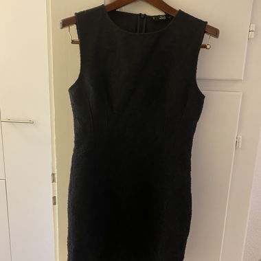 Black sheath dress