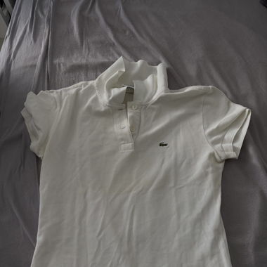Weisses Lacoste Polo Shirt