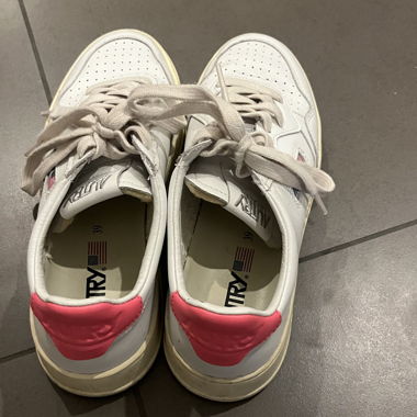 Sneakers Autry bianco/rosa