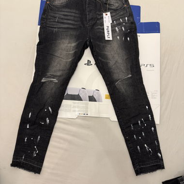 Jeans Viola Neri