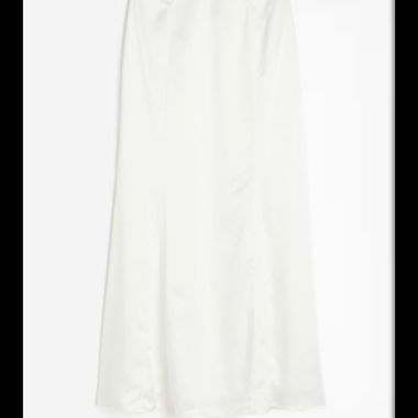 H&M Satin Long Skirt