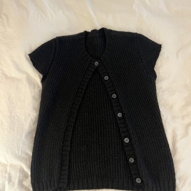 Cardigan tricoté à la main
