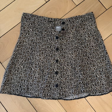 Jupe à imprimé léopard ASOS