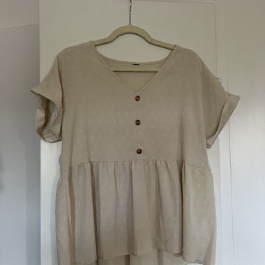 Beige blouse