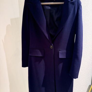 Manteau bleu pour femme