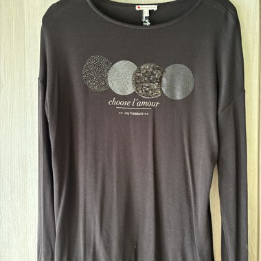 Maglia a maniche lunghe Street One nera