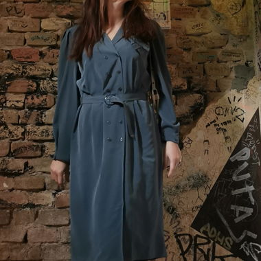 Vintage silk dress S/M