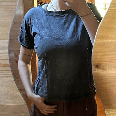 Black Single Fin T-Shirt
