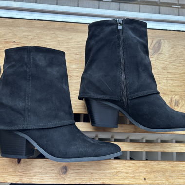 Schwarze Stiefeletten