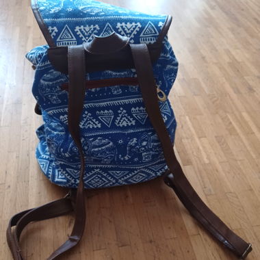 Zaino etnico blu