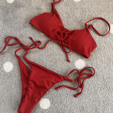 Bikini rosso