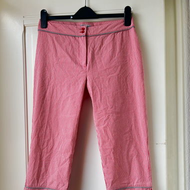 Vintage gingham capri