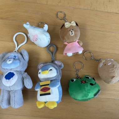 Plush Keychain Set