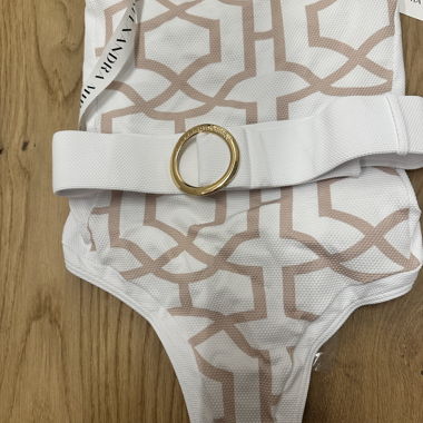 Alexandra Miro Bandeau Swimsuit XS
