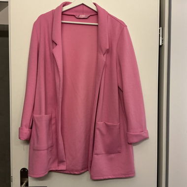 Pink Cardigan with Pockets