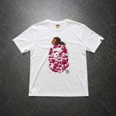 T-shirt bianco BAPE, taglia L