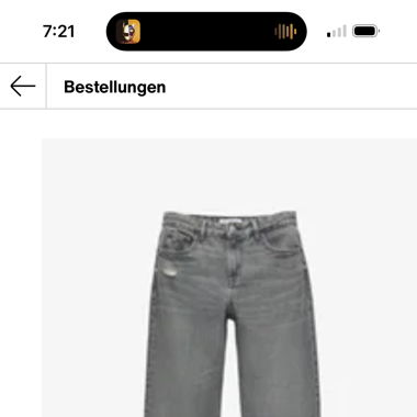 Grey mid waist jeans