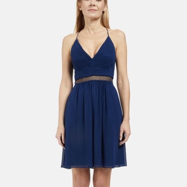 Abito sottoveste blu scuro