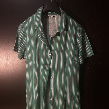 Robe chemise Tom Tailor verte
