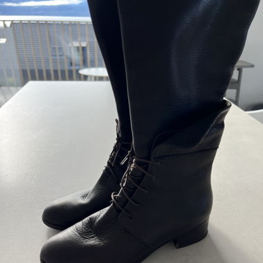 Bottes en cuir marron - Navyboot - Taille 38
