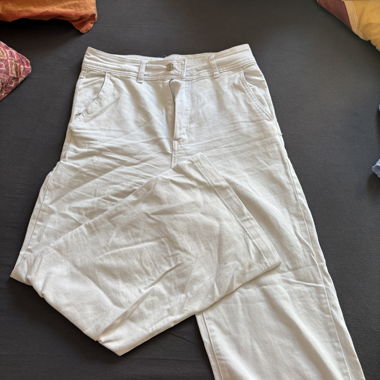 Pantalons blancs décontractés