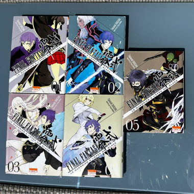 Collezione completa di manga Final Fantasy, volumi 1-5
