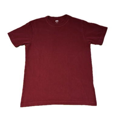 T-shirt bordeaux Uniqlo U XS