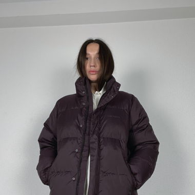 Dark purple Carhartt puffer jacket