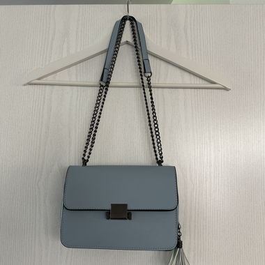 Sac bandoulière en chaîne bleu