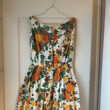 Robe floral vintage 70's