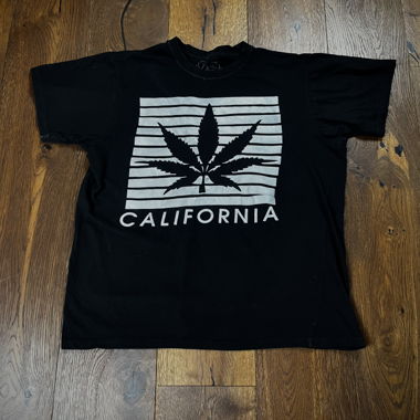 Schwarzes California T-Shirt L