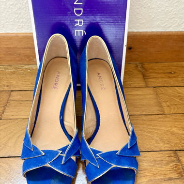Blue André Heels