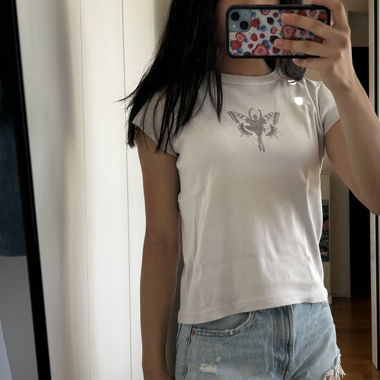 Brandy Melville Butterfly Ballerina Hallie Top