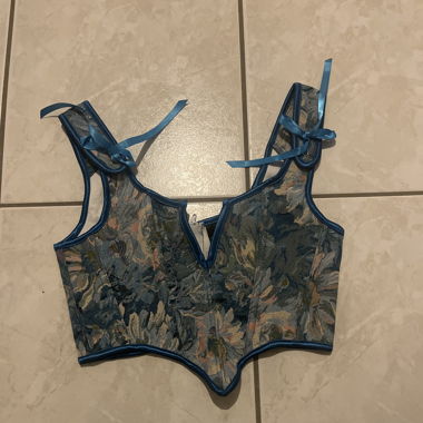 Blue Corset