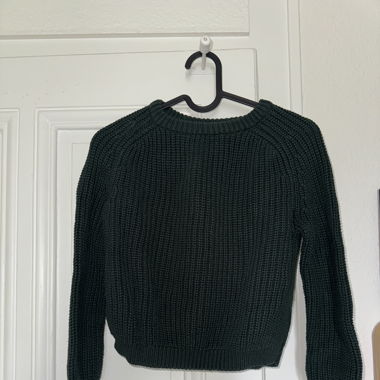 Pull American Apparel en maille verte 