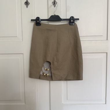 Gonna mini beige ZARA