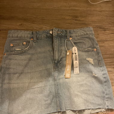 Jeans-Minirock