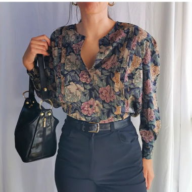 Floral vintage blouse