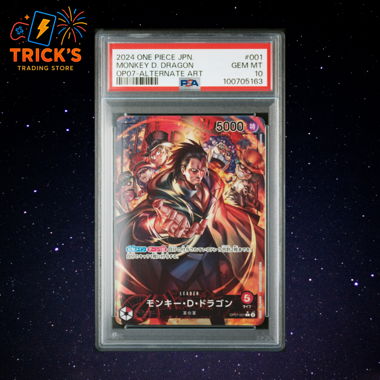 One Piece JPN Monkey D. Dragon OP07-001 PSA 10 