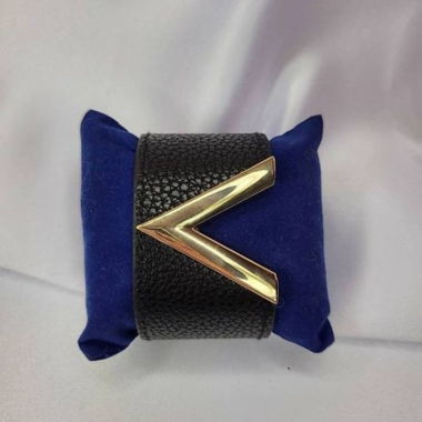 Nouveau bracelet en cuir synthétique noir