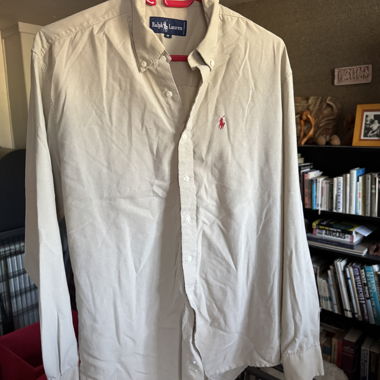 Chemise Ralph Lauren beige - M/L