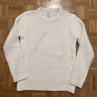 Maglione Bianco a Maglia Taglia M