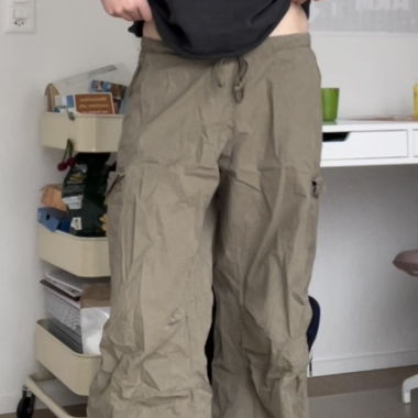 Pantalon cargo kaki