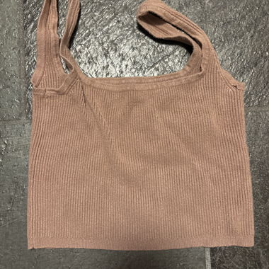 Ribbed Knit Crop Top