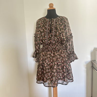 Zara floral print mini dress, XS size 