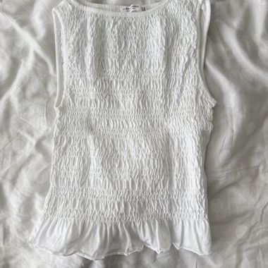 Haut blanc smock